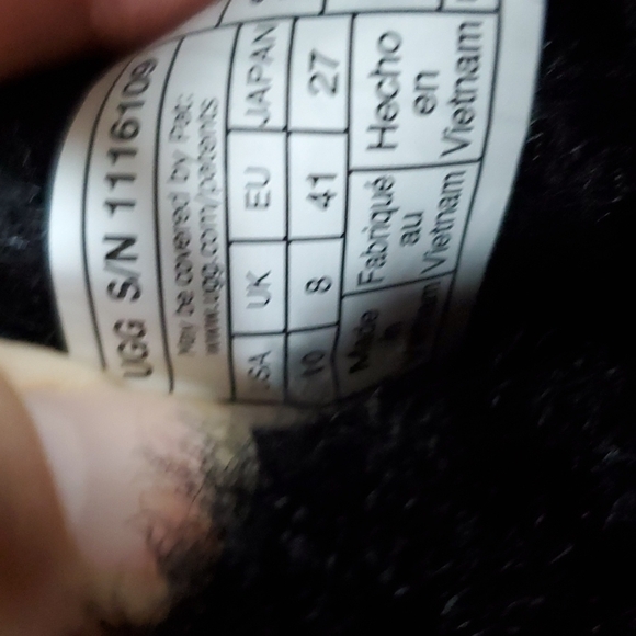 Ugg Ultra Mini size 10 Black NWT - Picture 4 of 8